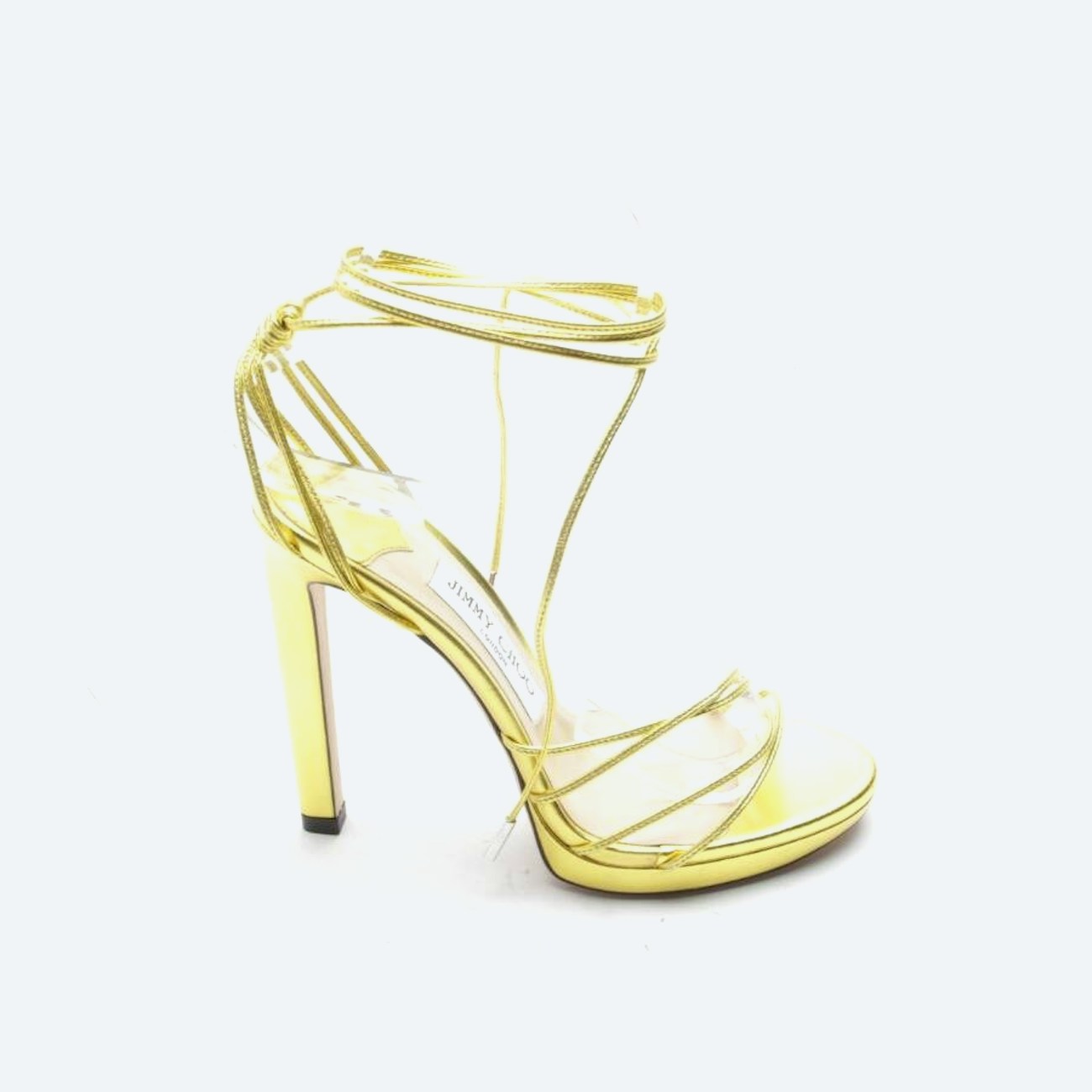 Image 1 of Antia Heeled Sandals EUR 37.5 Yellow in color Yellow | Vite EnVogue