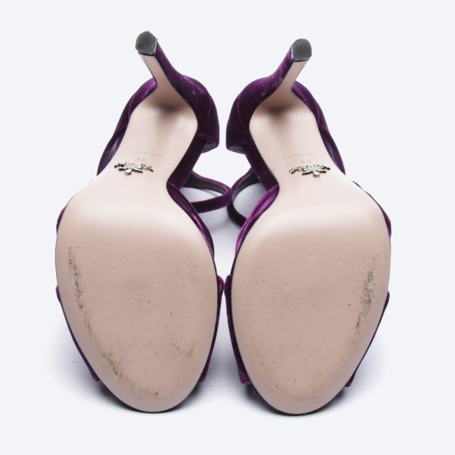 Image 4 of Heeled Sandals EUR 36 Dark Purple in color Purple | Vite EnVogue