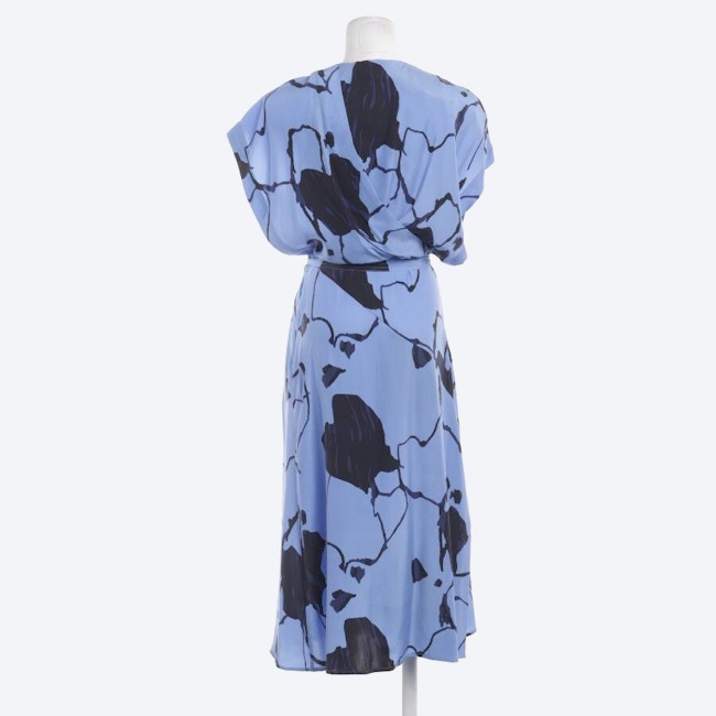 Image 2 of Silk Dress M Blue in color Blue | Vite EnVogue