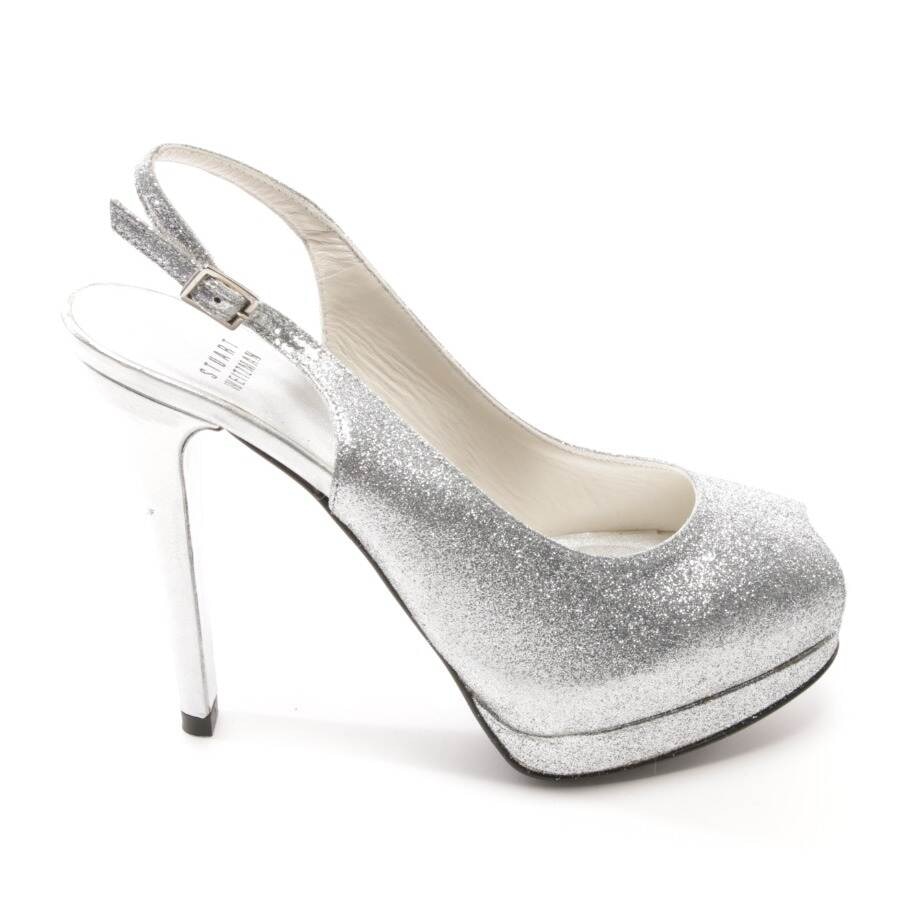 Image 1 of High Heels EUR 37 Silver in color Metallic | Vite EnVogue