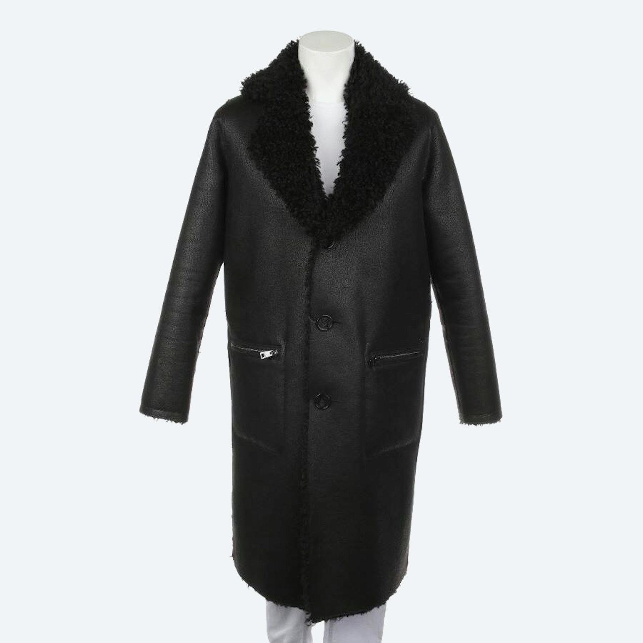 Image 1 of Winter Coat 36 Black in color Black | Vite EnVogue