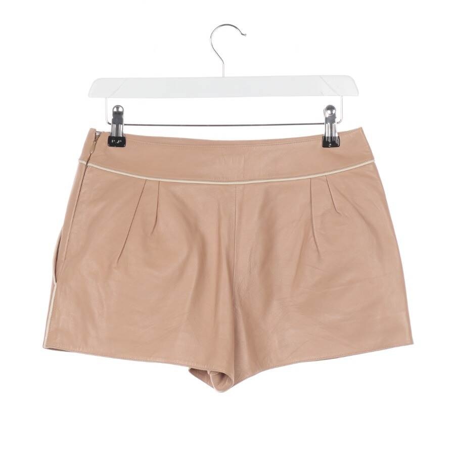 Image 2 of Leather Shorts 32 Peach in color Orange | Vite EnVogue