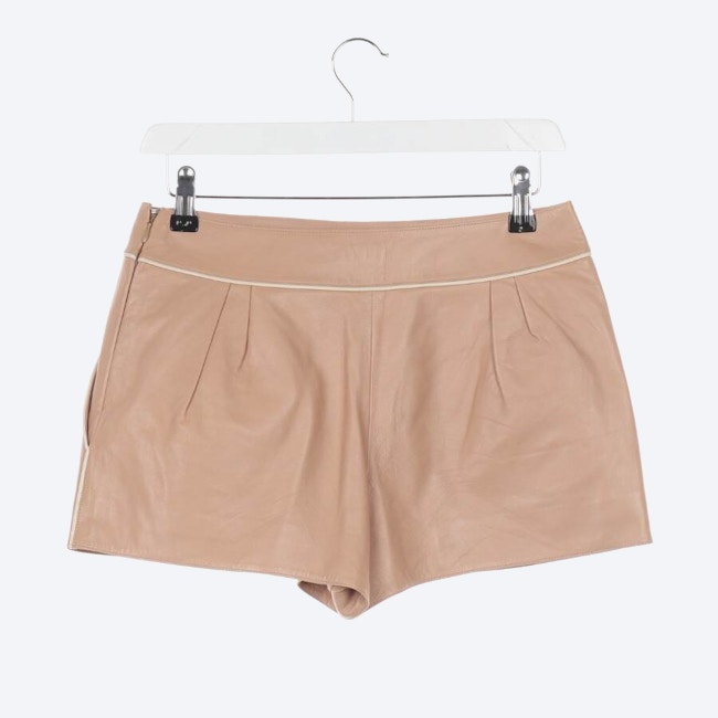 Image 2 of Leather Shorts 32 Peach in color Orange | Vite EnVogue
