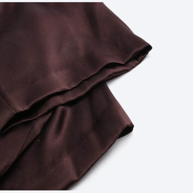 Image 3 of Silk Pants S Dark Brown in color Brown | Vite EnVogue