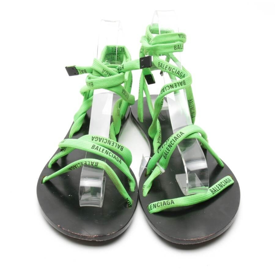 Image 2 of Sandals EUR38 Neon Green in color Neon | Vite EnVogue