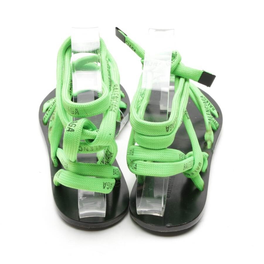 Image 3 of Sandals EUR38 Neon Green in color Neon | Vite EnVogue