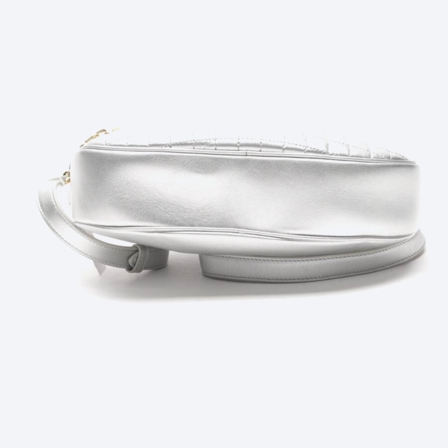 Image 3 of Camera Quilted Bag Medium Shoulder Bag Silver in color Metallic | Vite EnVogue