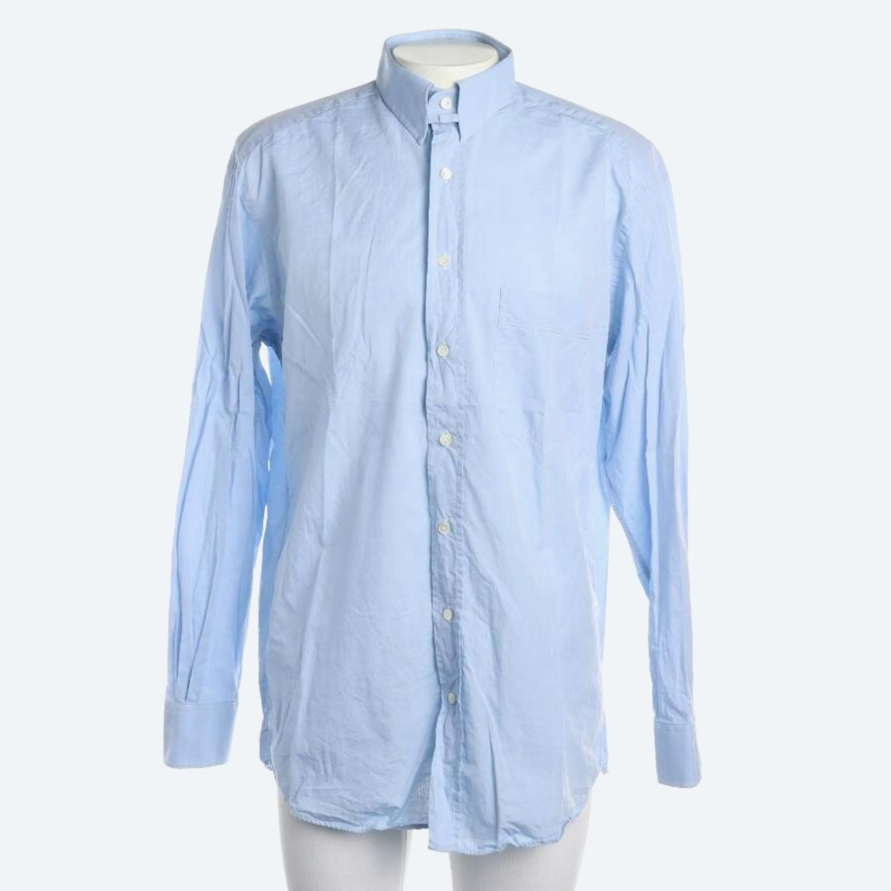 Image 1 of Shirt 2XL Light Blue in color Blue | Vite EnVogue