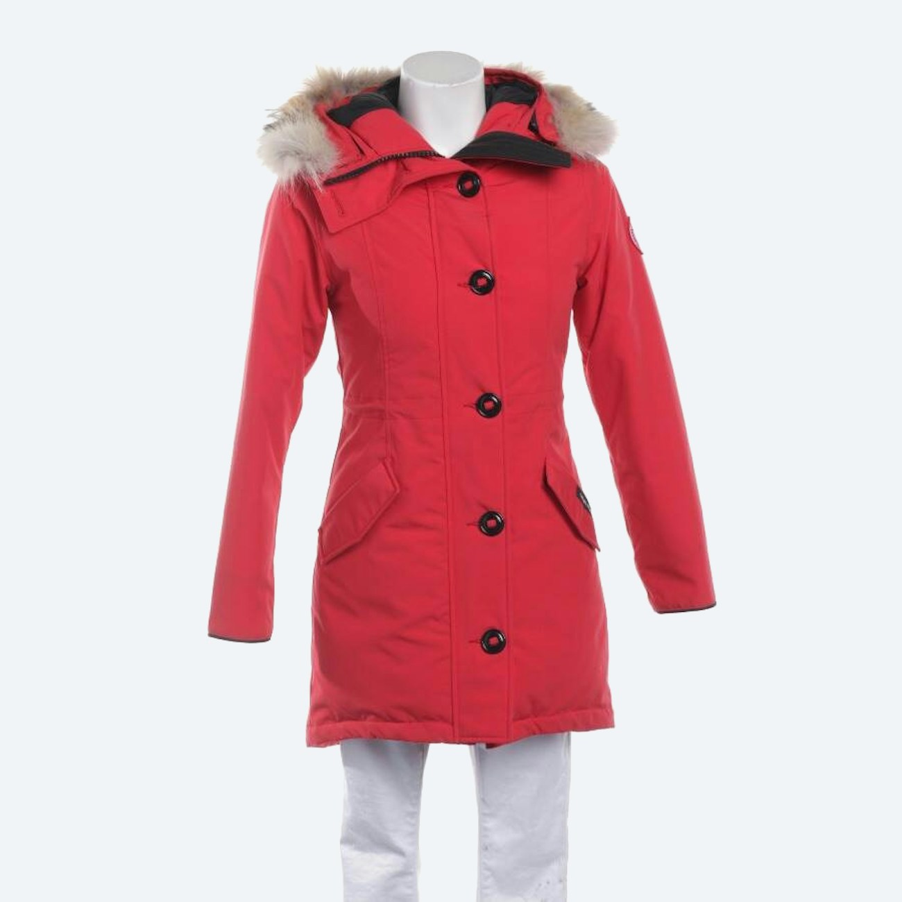 Image 1 of Winter Coat XS Red in color Red | Vite EnVogue