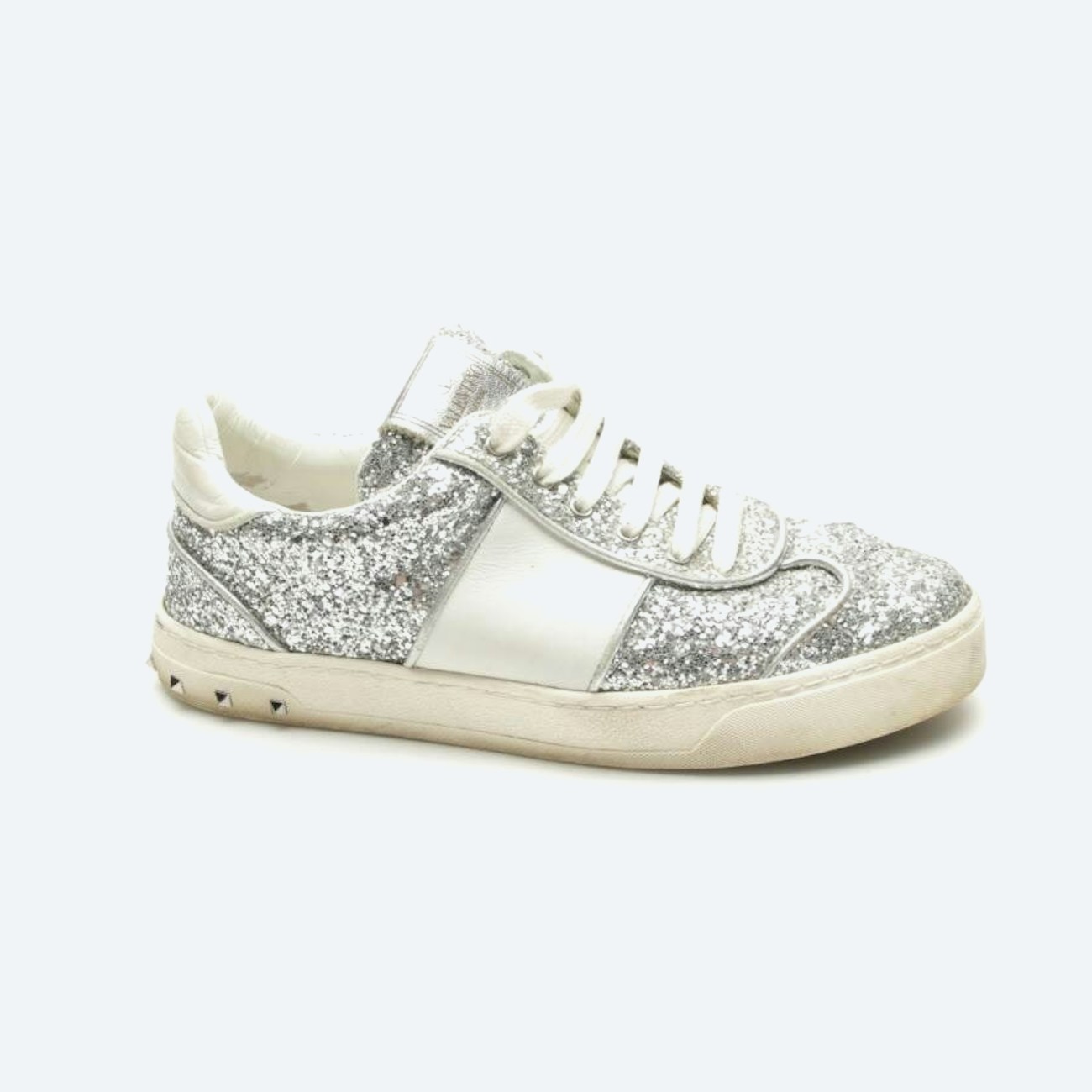 Image 1 of Rockstud Sneakers EUR 36 White in color White | Vite EnVogue