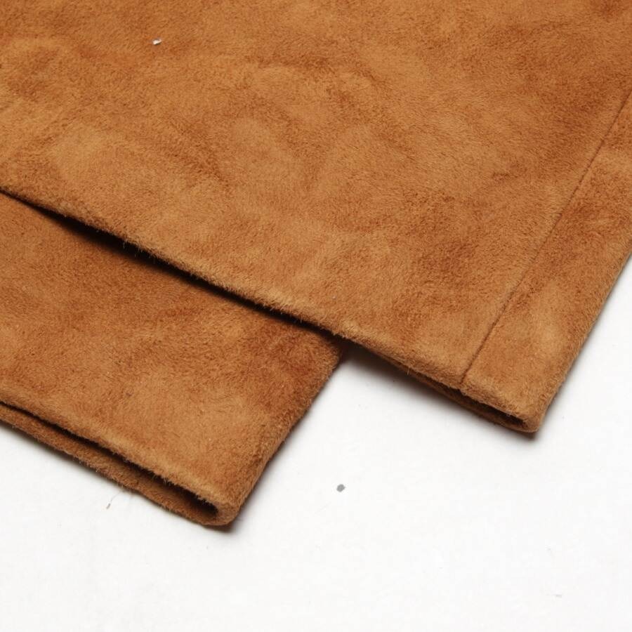 Image 3 of Leather Pants XS Brown in color Brown | Vite EnVogue