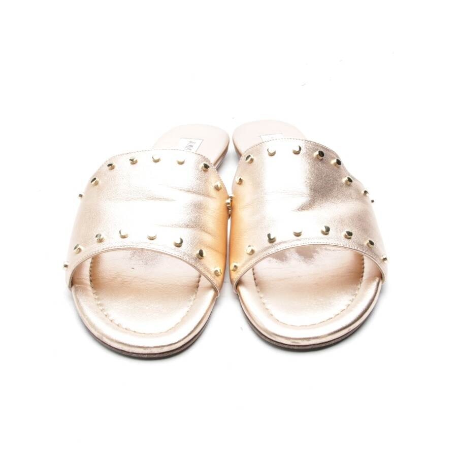 Image 2 of Sandals EUR 41.5 Rose Gold in color Metallic | Vite EnVogue