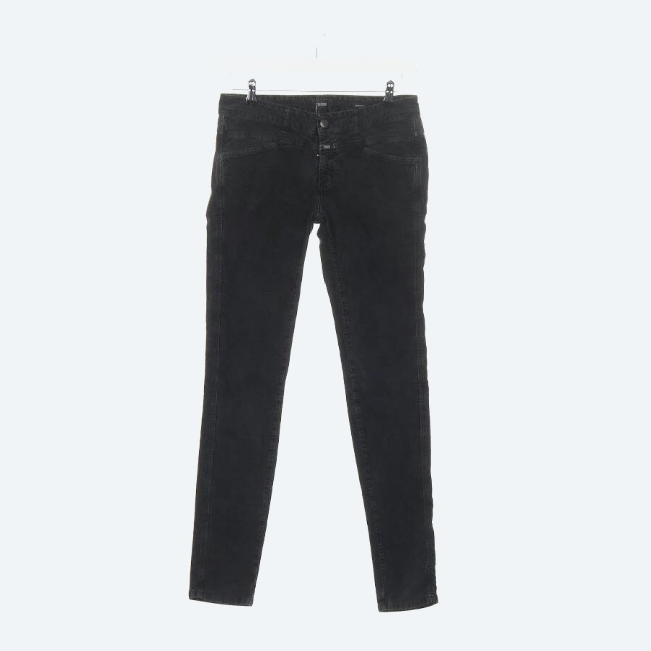 Image 1 of Corduroy Pants W30 Dark Gray in color Gray | Vite EnVogue