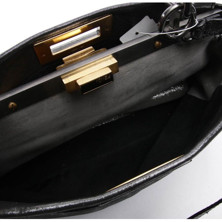 Image 5 of Peek-a-boo Crossbody Bag Silver in color Metallic | Vite EnVogue