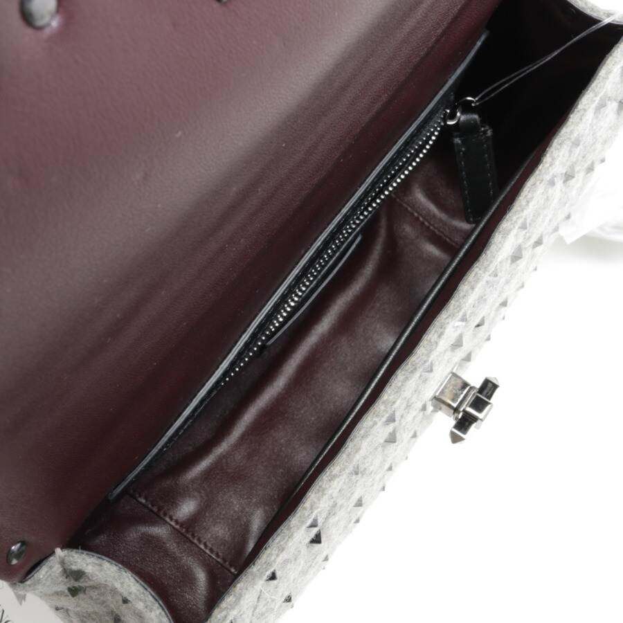 Image 5 of Rockstud Handbag Light Gray in color Gray | Vite EnVogue