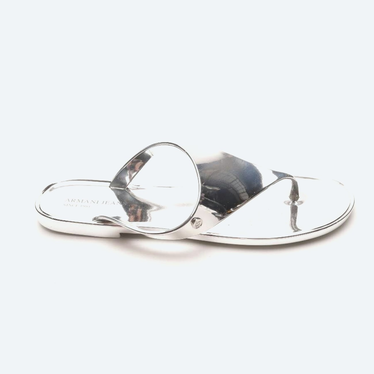 Image 1 of Sandals EUR 37 Silver in color Metallic | Vite EnVogue