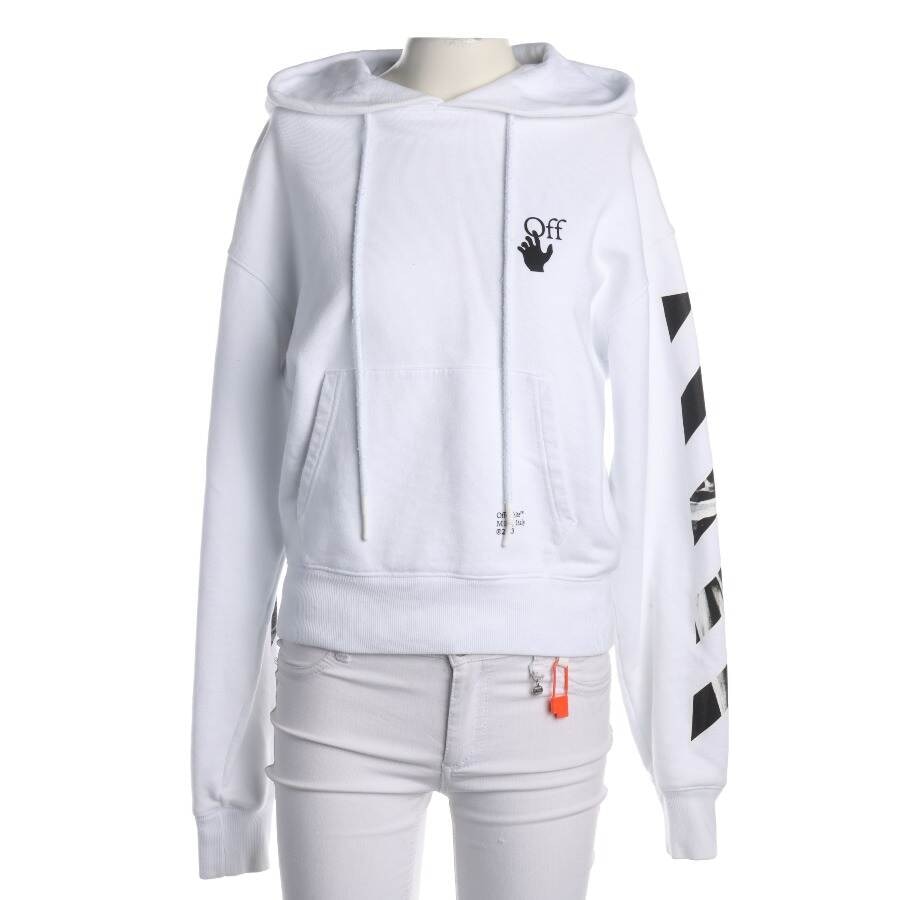 Image 1 of Hooded Sweatshirt 2XS White in color White | Vite EnVogue