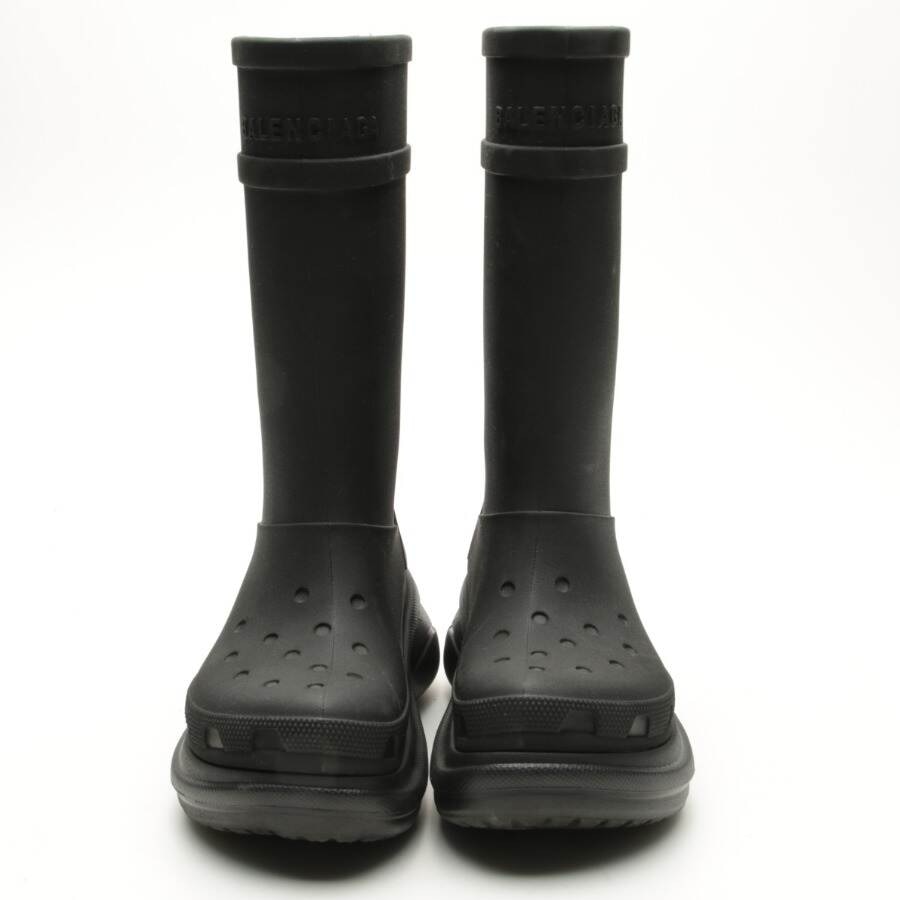 Image 2 of Balenciaga Crocs Rain Boots EUR 37 Black in color Black | Vite EnVogue