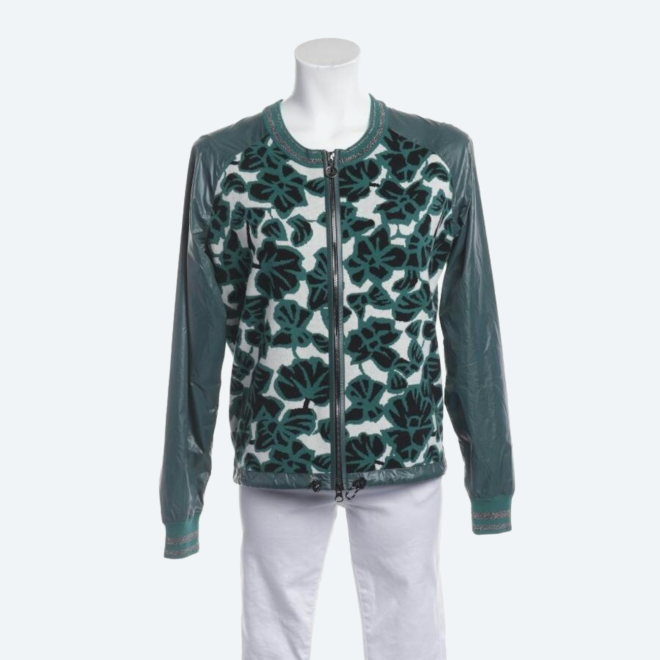 Image 1 of Sweat Jacket 34 Green in color Green | Vite EnVogue