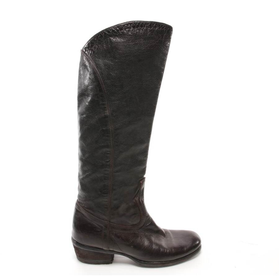 Image 1 of Boots EUR 37 Dark Brown in color Brown | Vite EnVogue