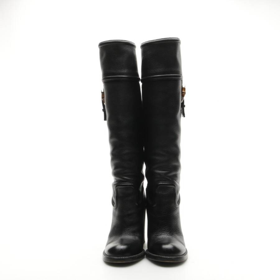 Image 2 of Boots EUR38 Black in color Black | Vite EnVogue