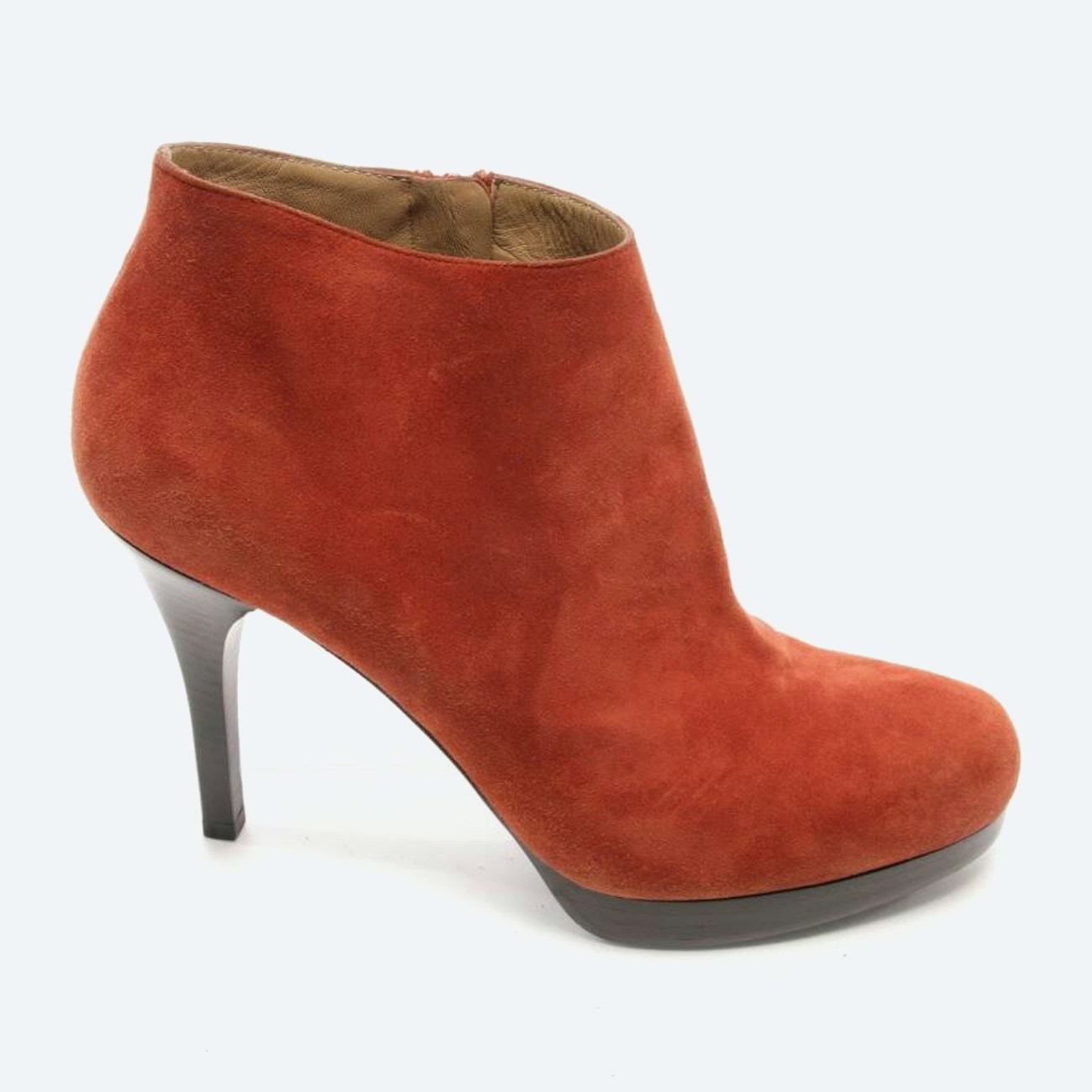 Image 1 of Ankle Boots EUR 38.5 Dark Orange in color Orange | Vite EnVogue