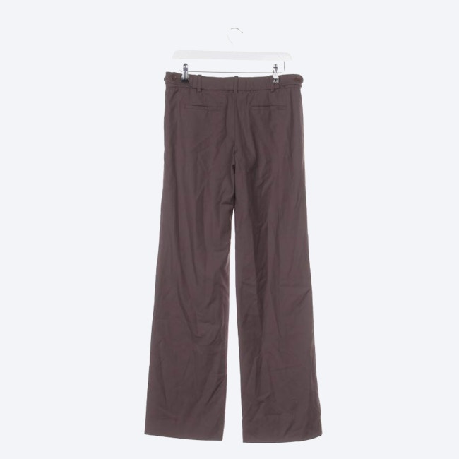 Image 2 of Trousers 40 Dark Brown in color Brown | Vite EnVogue