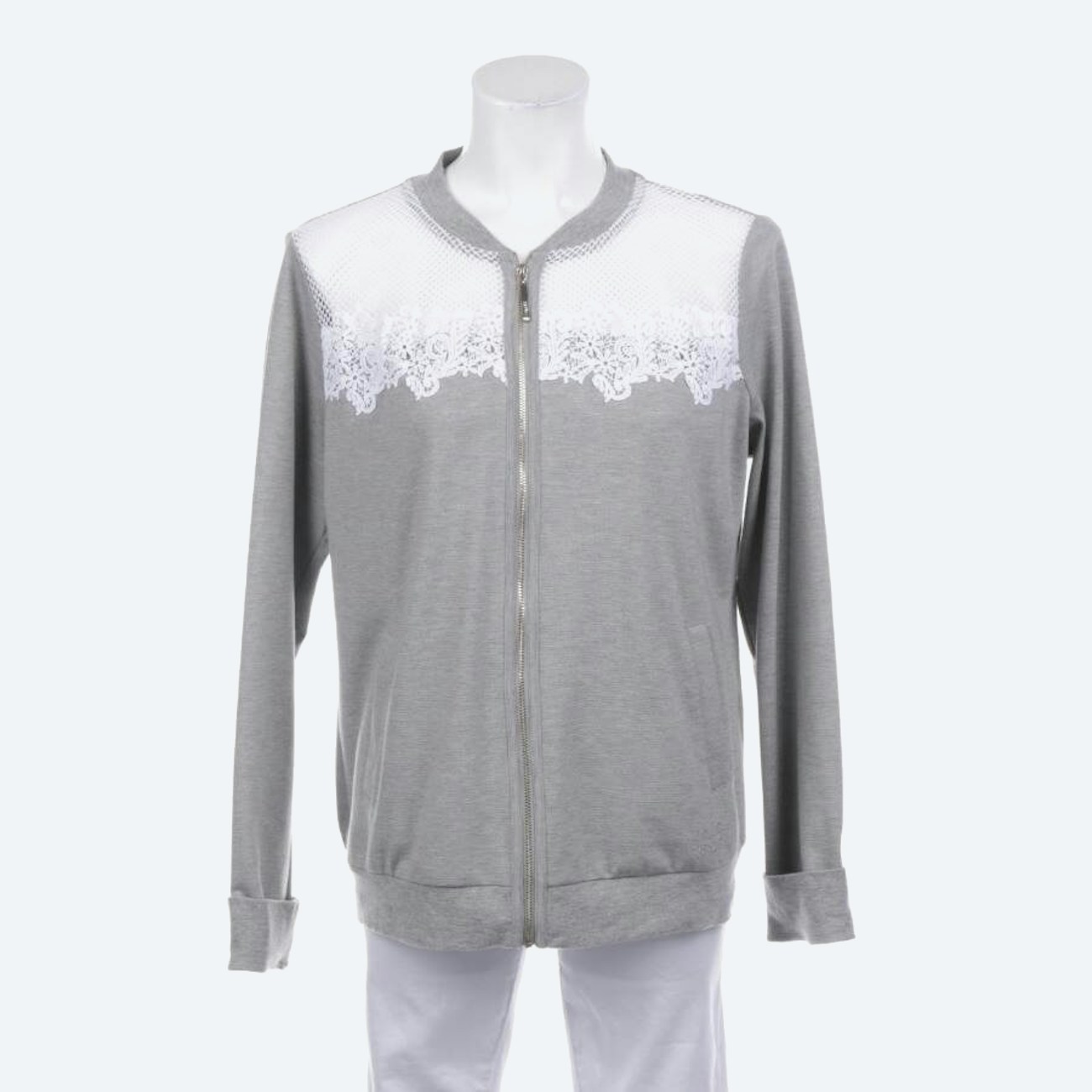 Image 1 of Sweat Jacket XL Light Gray in color Gray | Vite EnVogue