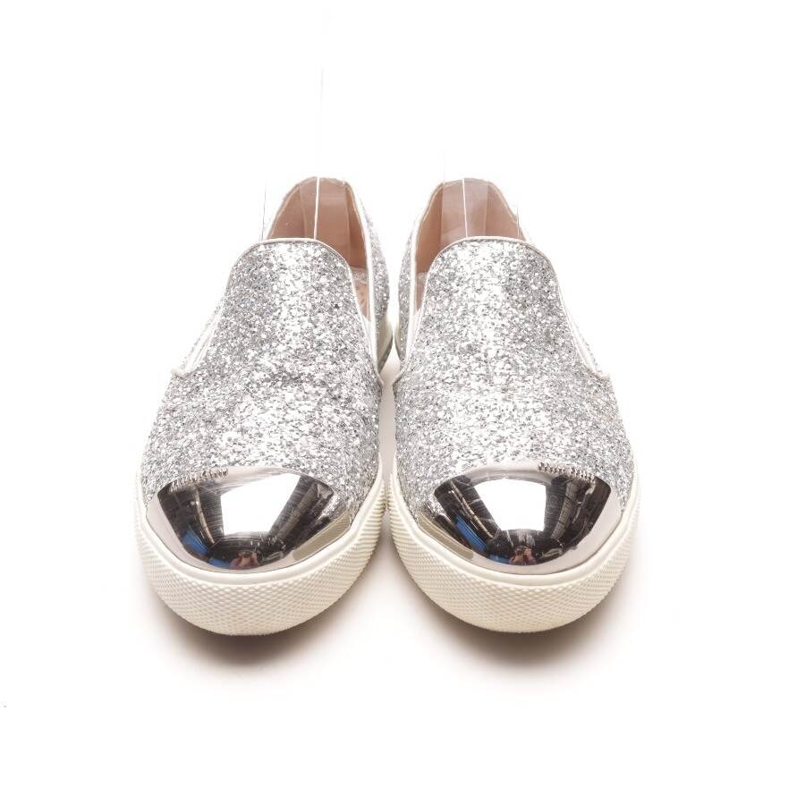 Image 2 of Loafers EUR 36 Silver in color Metallic | Vite EnVogue