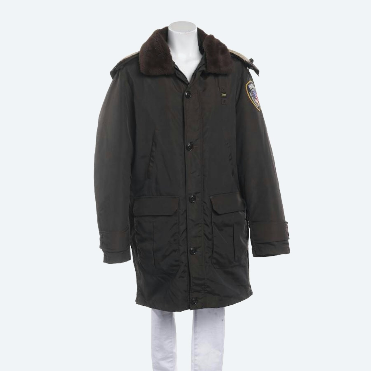 Image 1 of Winter Jacket L Dark Brown in color Brown | Vite EnVogue