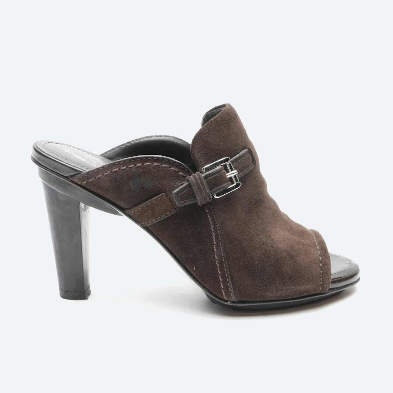 Image 1 of Heeled Sandals EUR 35.5 Dark Brown in color Brown | Vite EnVogue