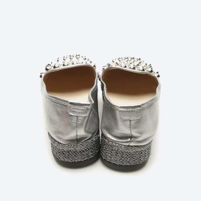 Image 3 of Loafers EUR38 Silver in color Metallic | Vite EnVogue