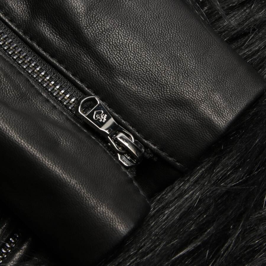 Image 4 of Leather Coat 34 Black in color Black | Vite EnVogue
