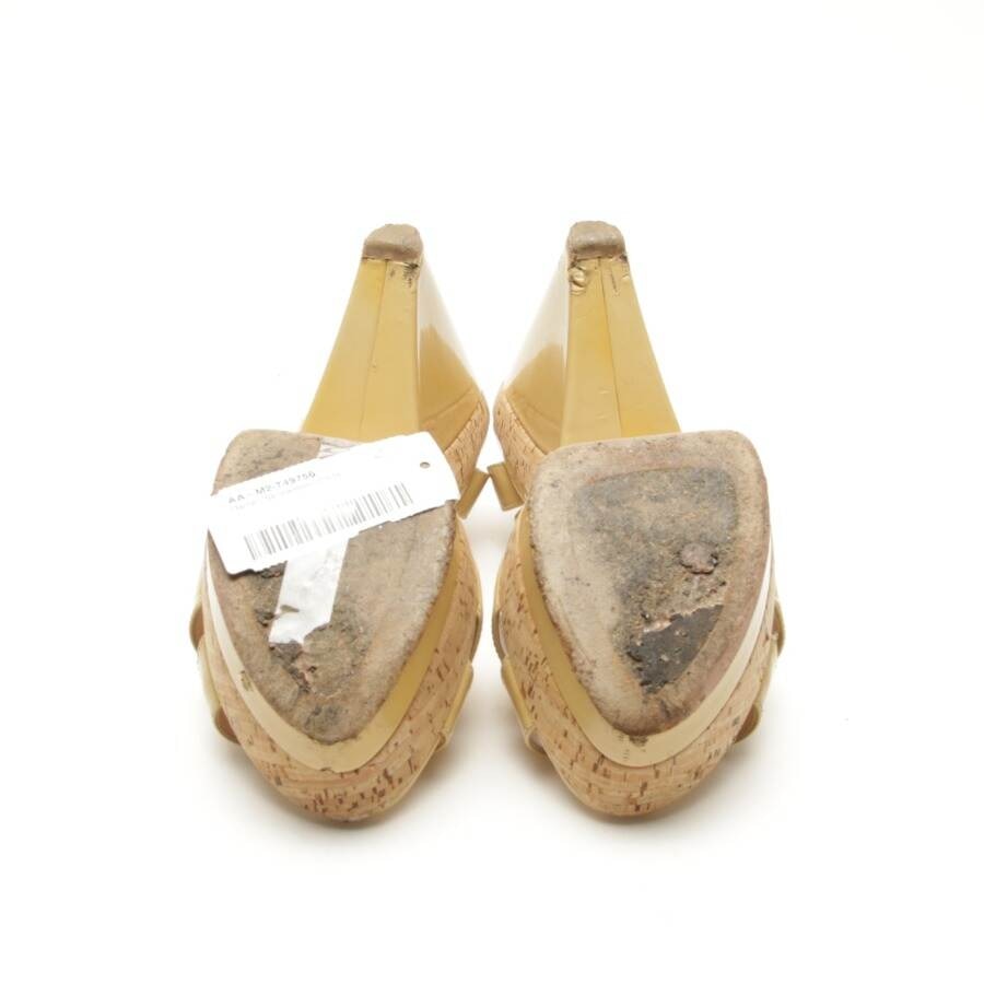 Image 4 of Heeled Sandals EUR38 Beige in color White | Vite EnVogue