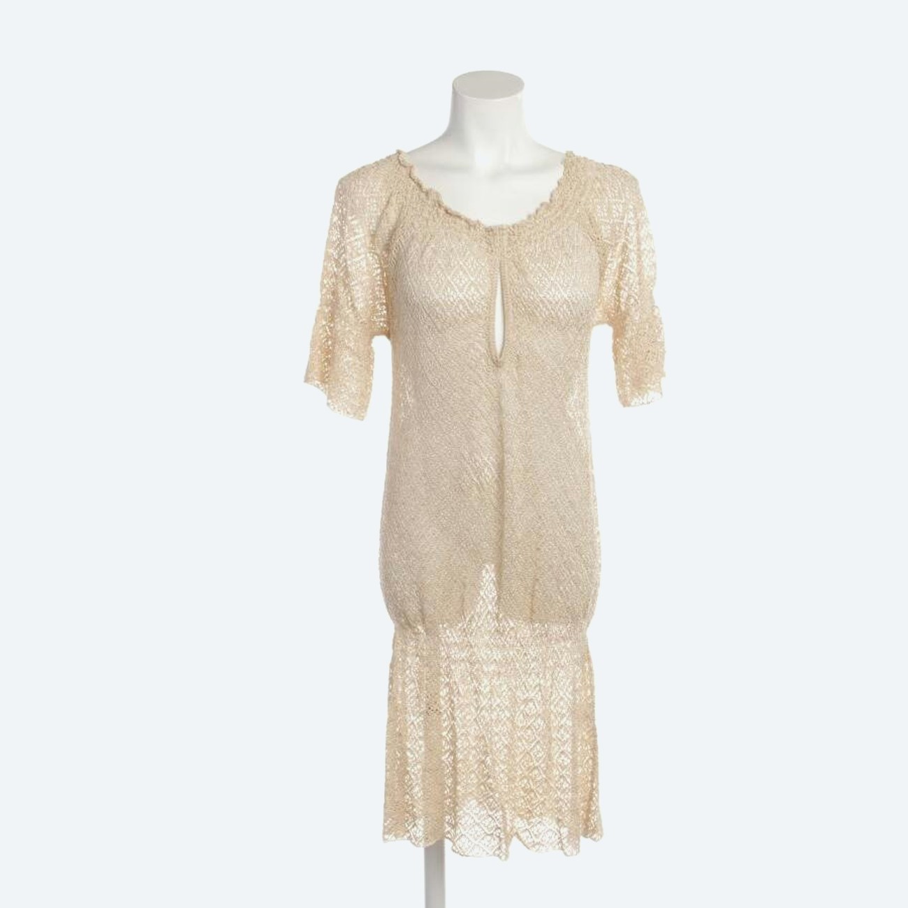 Bild 1 von Kleid L Beige in Farbe Weiß | Vite EnVogue