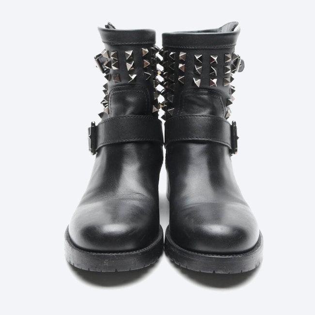 Image 2 of Rockstud Ankle Boots EUR 37 Black in color Black | Vite EnVogue