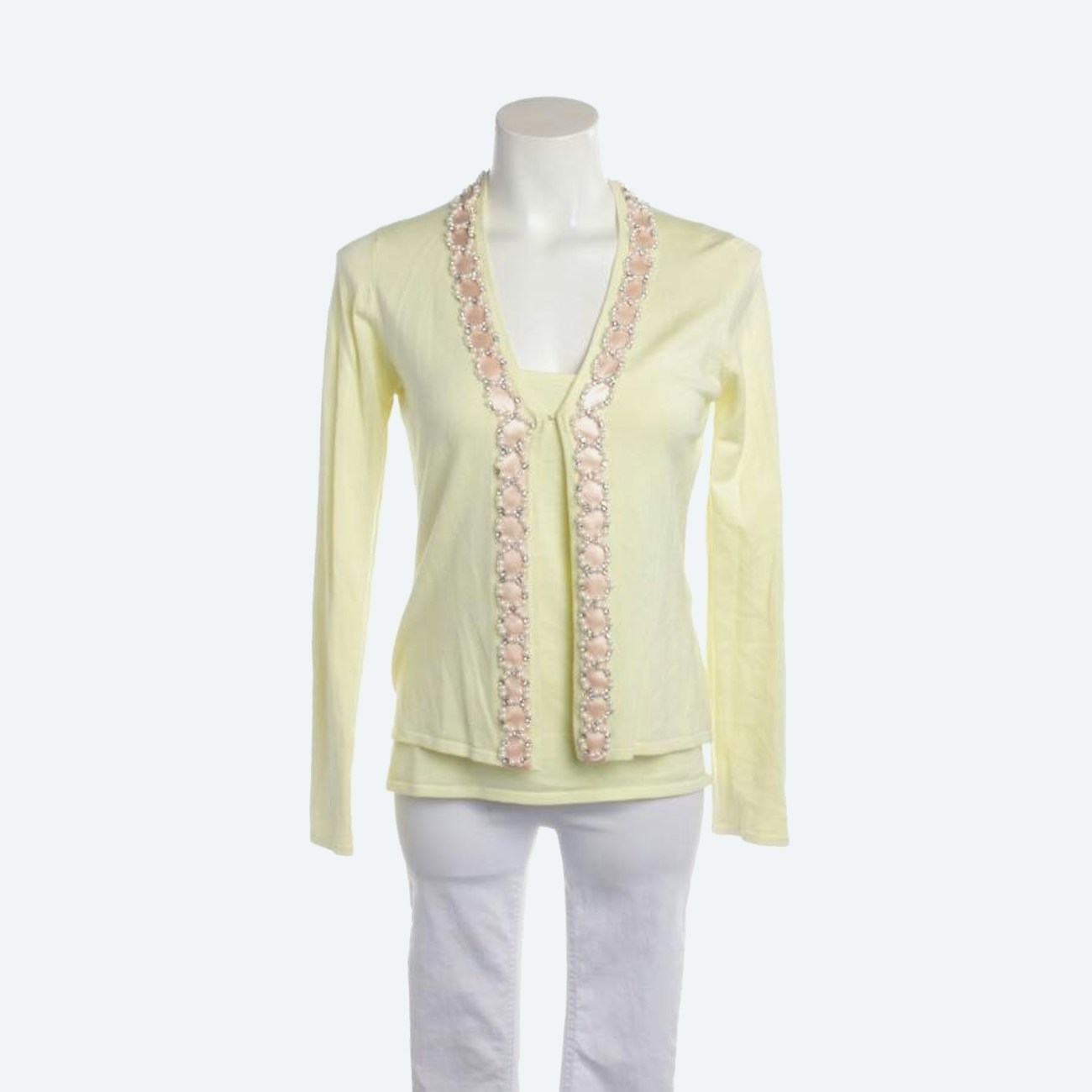 Image 1 of Twin Set 40 Pastel Yellow in color Yellow | Vite EnVogue