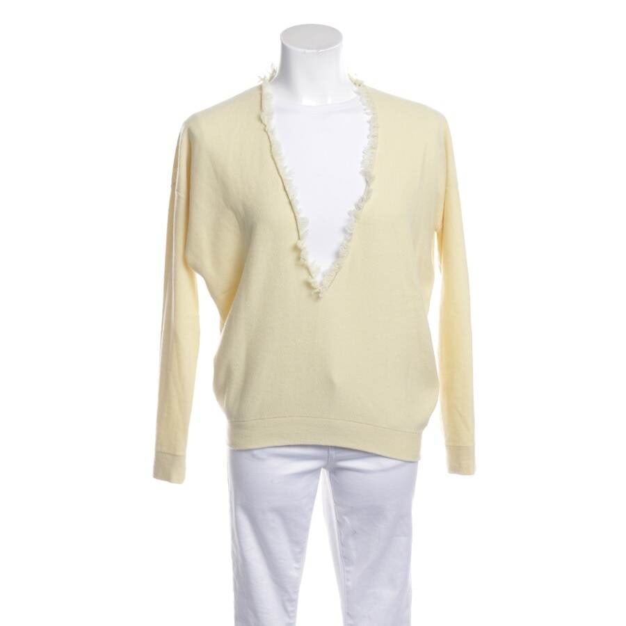 Image 1 of Cashmere Jumper XS Pastel Yellow in color Yellow | Vite EnVogue