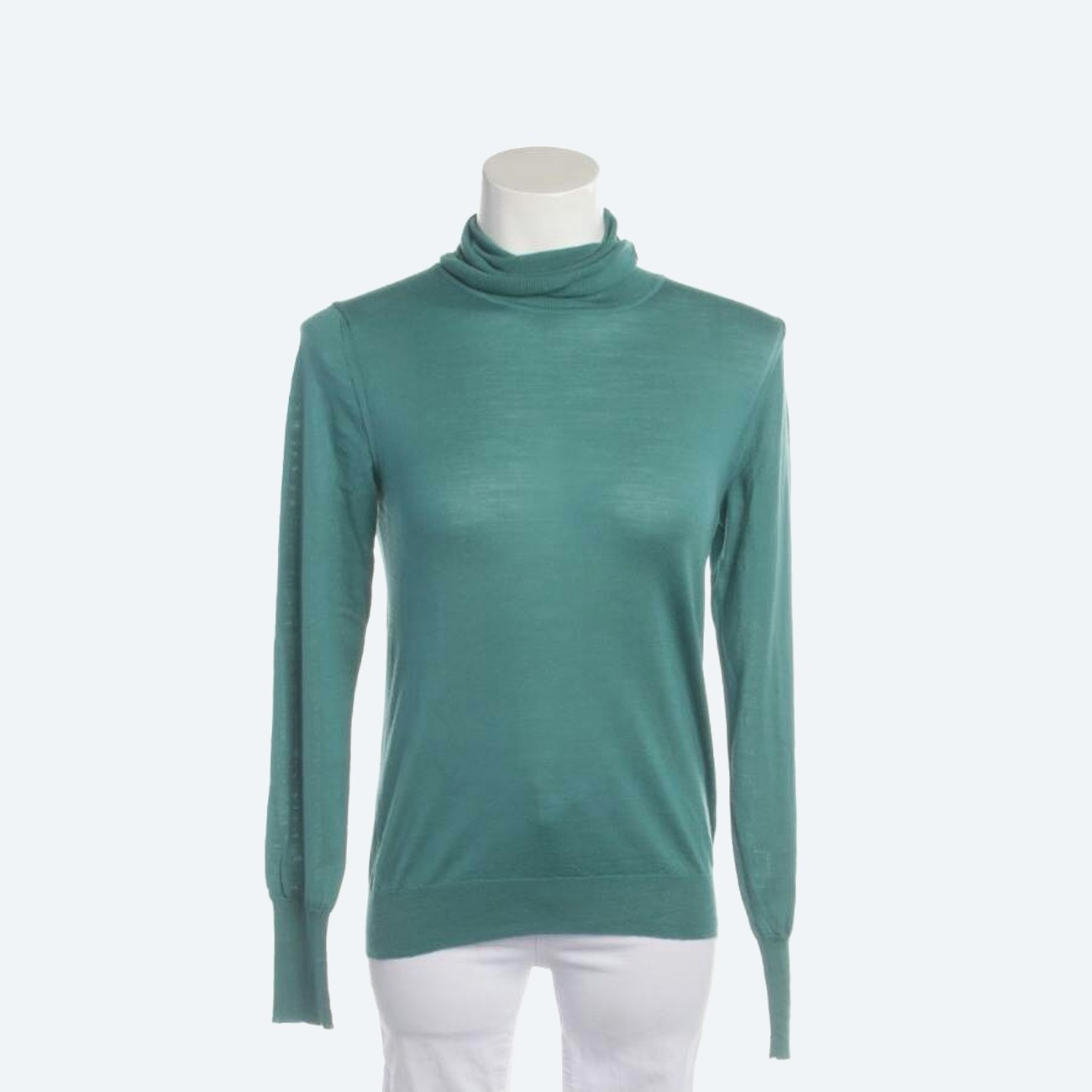 Image 1 of Wool Jumper M Green in color Green | Vite EnVogue