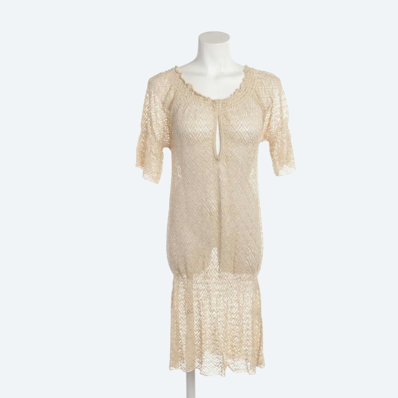 Image 1 of Dress S Gold in color Metallic | Vite EnVogue