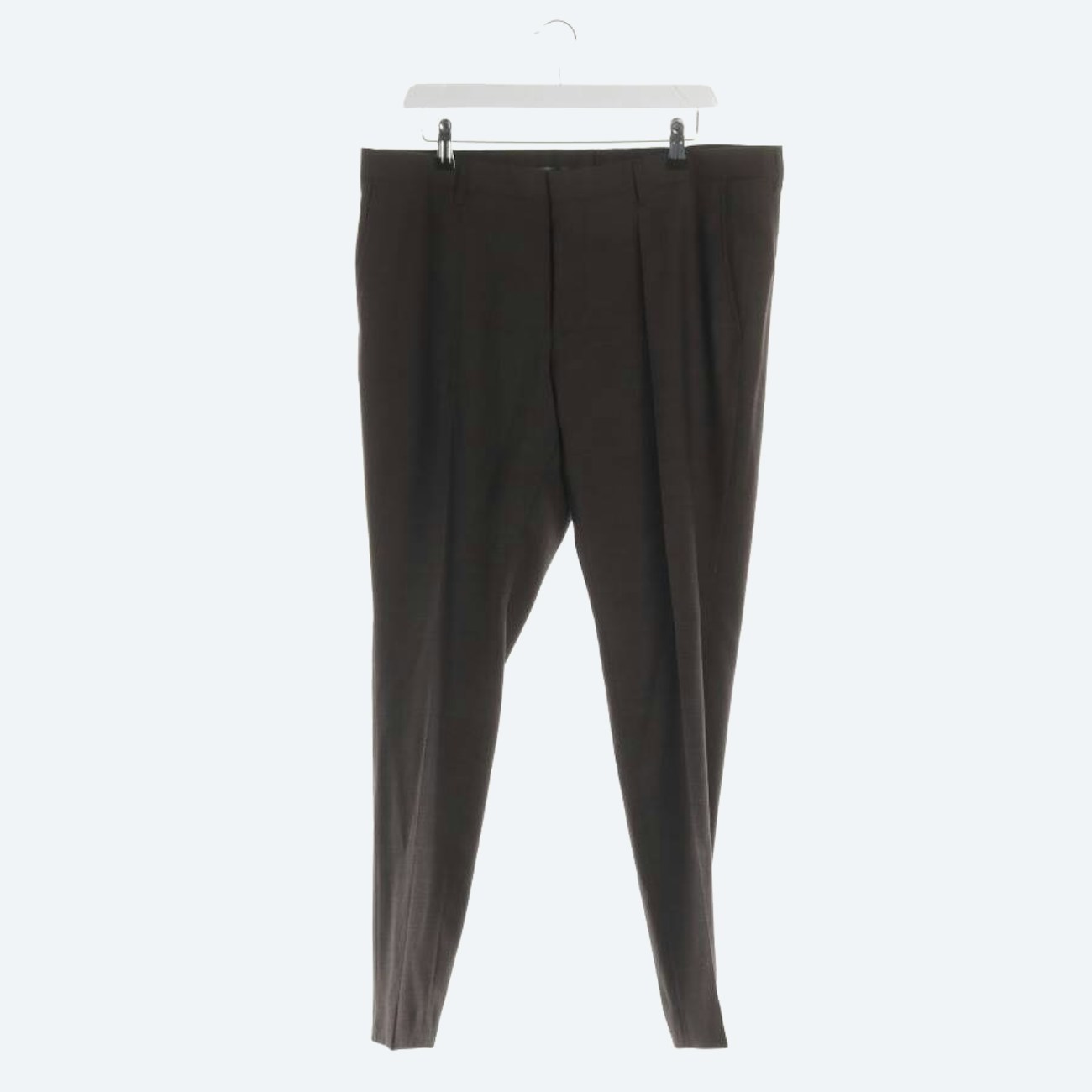 Image 1 of Wool Pants 26 Dark Brown in color Brown | Vite EnVogue