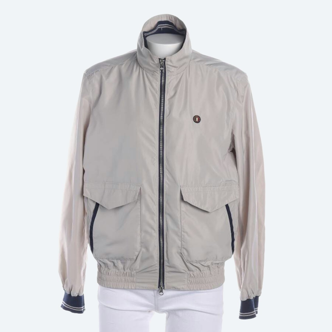 Image 1 of Summer Jacket 52 Beige in color White | Vite EnVogue