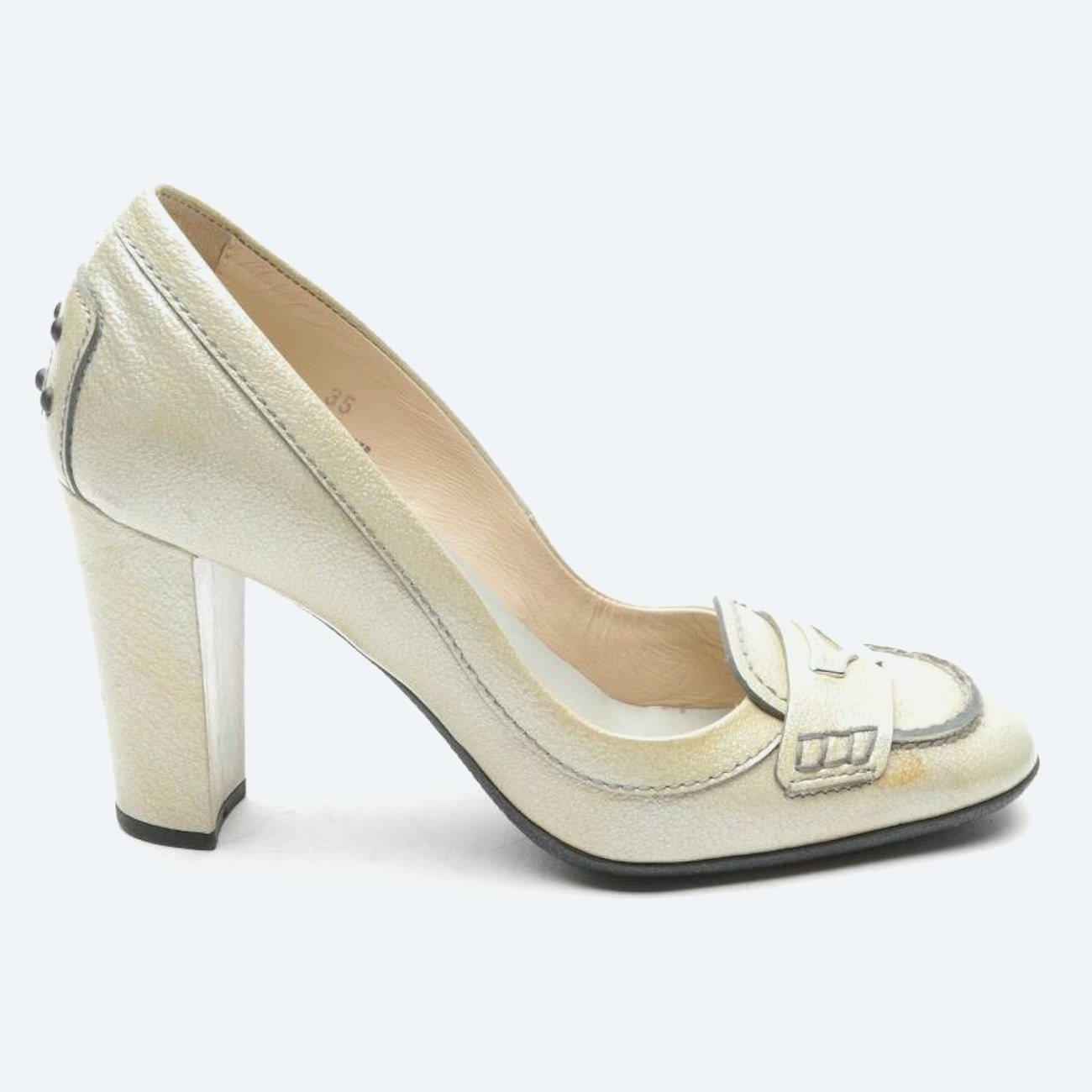 Image 1 of High Heels EUR 35 Beige in color White | Vite EnVogue