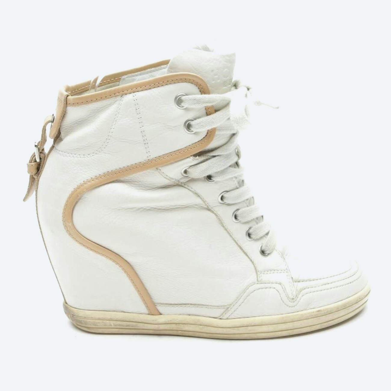 Image 1 of High-Top Sneakers EUR 35.5 Cream in color White | Vite EnVogue