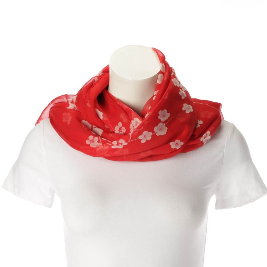 Image 1 of Silk Scarf Red in color Red | Vite EnVogue