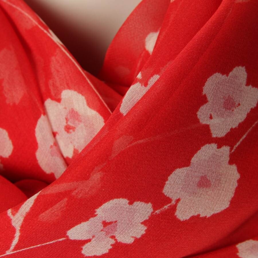 Image 2 of Silk Scarf Red in color Red | Vite EnVogue
