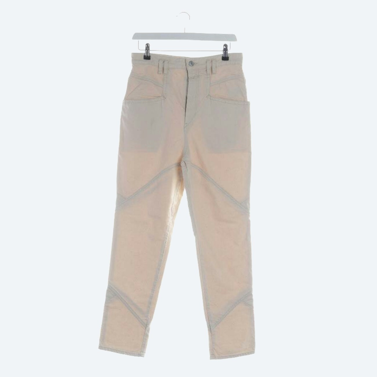 Image 1 of Jeans Slim Fit 34 Cream in color White | Vite EnVogue
