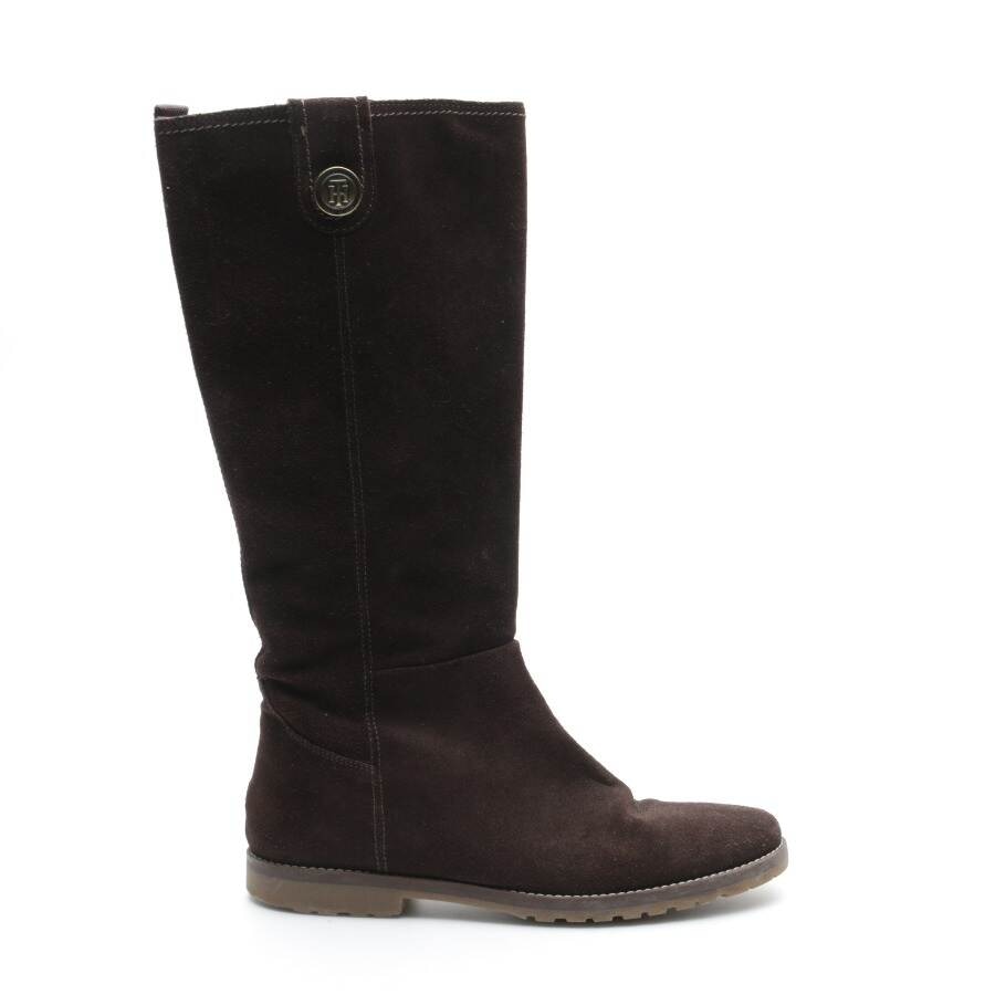 Image 1 of Boots EUR 41 Dark Brown in color Brown | Vite EnVogue