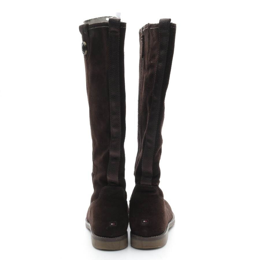 Image 3 of Boots EUR 41 Dark Brown in color Brown | Vite EnVogue