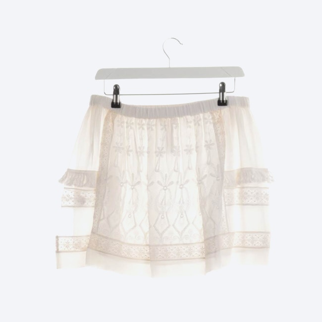 Image 2 of Silk Skirt 36 White in color White | Vite EnVogue